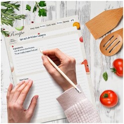 Recipe Sheets Full Size 8 1/2" x 11"