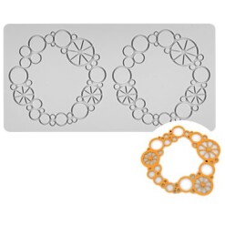 Lace Tuile Mat Heirloom