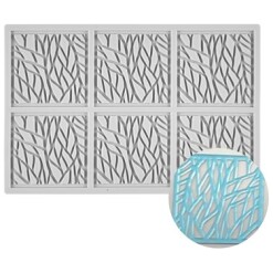 Lace Tuile Mat Forest Square