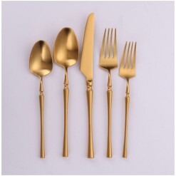 Flatware Vikko Irene Brushed Full gold 20 Pc Set