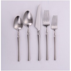 Flatware Vikko Irene Brushed Silver 20 Pc Set