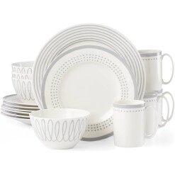 Kate Spade Charcoal 16 PC