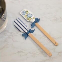 Spatula Hydranges Blue Stripe