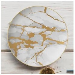 Dinnerware Accent 6.5" Set of 4 Marble