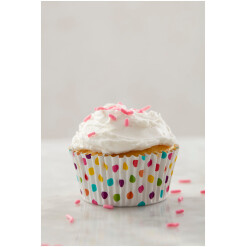Cupcake Cups Polka Dot Rainbow
