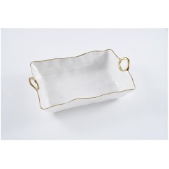 Gold Ring Baking Dish Rectangle