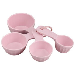 4 Piece Latte Melamine Measuring Cup