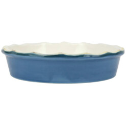 Italian Baker Pie Dish Blue