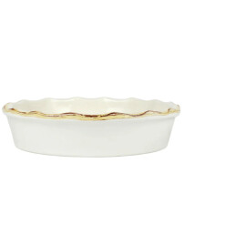 Italian Baker Pie Dish White