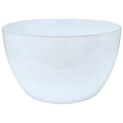 Oslo Glass Bowl White Large