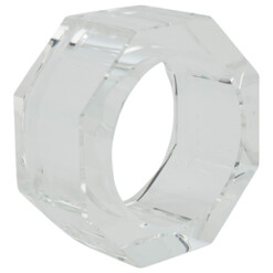 Napkin Ring Crystal Set Of 4