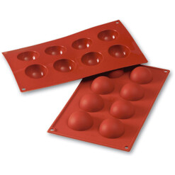 Silikomart Silicone Mold Half-Sphere 12 Cavities