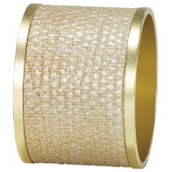 Napkin Ring Skate Luster Gold Set Of 4