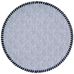 Place Mat Whipstitch Navy Set Of 4