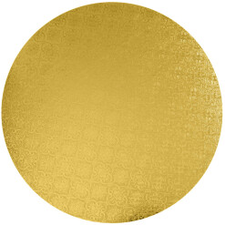 Cake Board Round 12" Gold