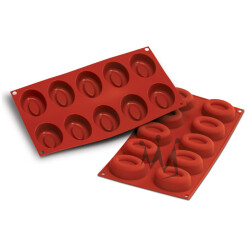 Silikomart Silicone Mold Small Oval Savarin