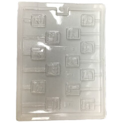 Aleph Beis Lollipop part 2 Chocolate Mold