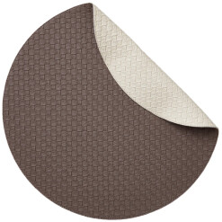 Place Mat Cesto Pearl/Choc Set 4