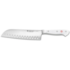 Wusthof Classic White Santoku Knife 7"
