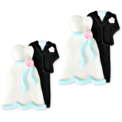 Icing Deco Bride and Groom