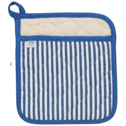 Pot Holder Superior Narrow Stripe Blue (Royal)