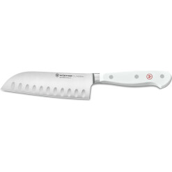 Wusthof Classic White Santoku Knife 5"