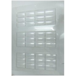 Chocolate Bar Mold Rounded 3x5