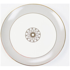 Accent Plate Bone China Grey Jewel 8"
