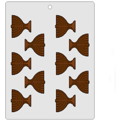Chocolate Mold Small Menorah