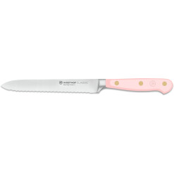 Wusthof Classic Pink Sea Salt Serrated Knife 5"
