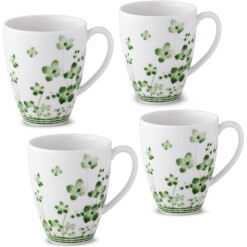 Noritake Dinnerware Bloomington Road Green Mug Set 4