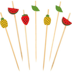 Bamboo Picks Fruit Assorted