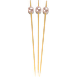 Bamboo Pick Pearl Pink 6"