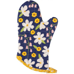 Oven Mitt Full Bloom Jacquard