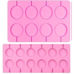 Silicone Lolly Mold Round
