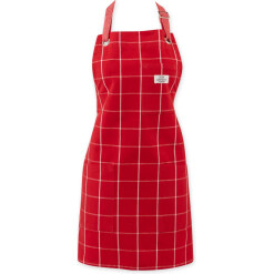 Apron Windowpane Red Cider