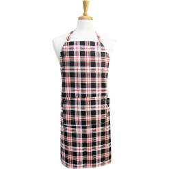 Apron Poly Coated Man Plaid