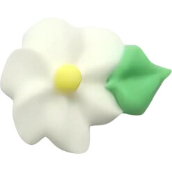 Icing Flowers Mini Swirl Flowers White 12 Pc