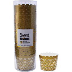 Paper Baking Cups Small Gold