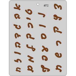 Aleph Beis Script Chocolate Mold