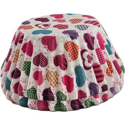 Cupcake Cup Hearts Colorful