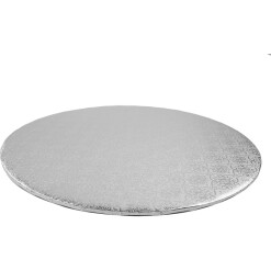 Cake Board Round 12" Silver