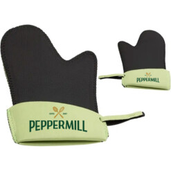 Oven Mitt Silicone Peppermill Green