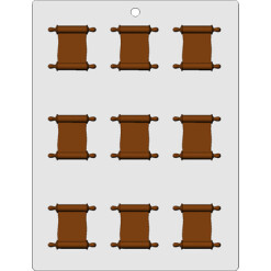 Chocolate Mold Mini Torah