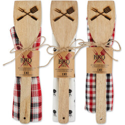 Dishtowel and Spatula Gift Set BBQ