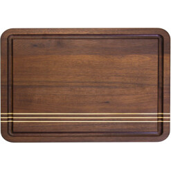 Wood Board Acacia Serving With Groove