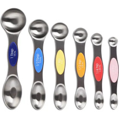 Magnetic Measuring Spoons Stackable 6 Pc