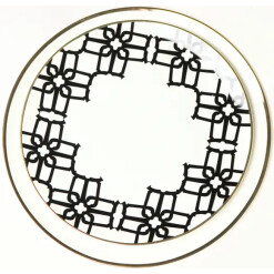 Accent Plate Geometric Set of 4
