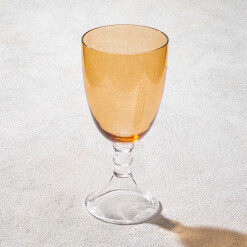 Glass Stemware Vikko Iris Amber 18 Oz