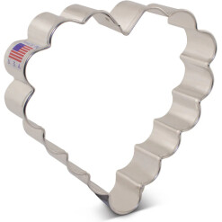 Cookie Cutter Heart Scalloped